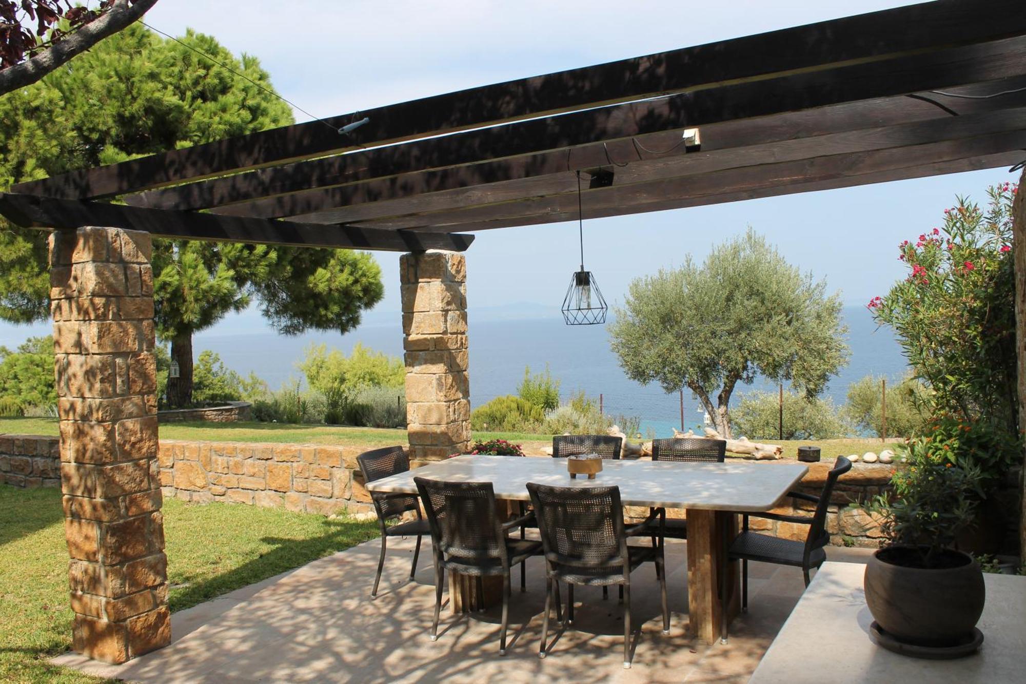 Villa The House Of Blue Afytos Exterior foto